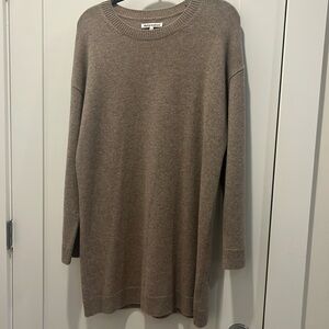 Reformation cashmere sweater dress